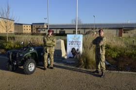 Quad bike purchased by the Afghan Trust for 2 PARA soldier, November 2012.