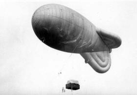 Parachute Balloon, RAF Abingdon, 1960s.