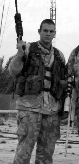 Pte 'Ross' Phillipson, Sniper Platoon, 2 PARA, Iraq, 2005.