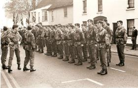 3 Coy 10 PARA Remembrance Day 1978