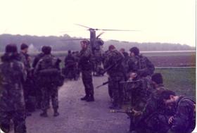 Members of 3 Coy 10 PARA Annual Camp West Germany 1984
