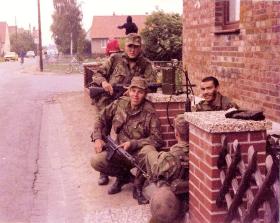 Members of 10 PARA on NATO Exercise Annual Camp West Germany September 1979 