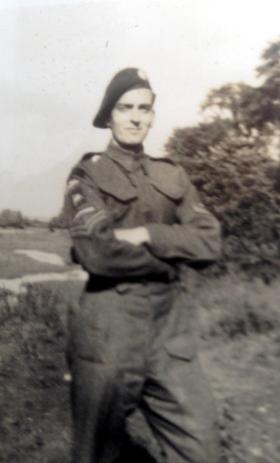 L/Sgt L D Sayer, before leaving for North Africa, Marlborough, 1942. 