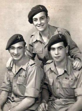 Members of 9th (Essex) Parachute Battalion, Rehovot, January 1946.