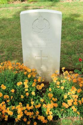 Headstone of Captain Frederick Scholes Ranville War Cemetery 2010