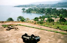 D Coy Group, 2 PARA, Secure Base, Sierra Leone, May 2000.
