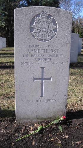 Private Joseph Smethurst Gravestone, c2010