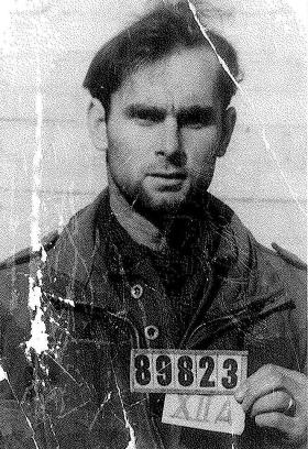 Prisoner of War photo of Sgt Laughland, 1944.