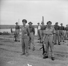 Members of D Squadron, 2 SAS Regiment, on parade, Termoli, 11 October 1943.