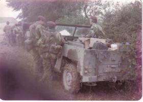 Members of 15 Para on exercise 