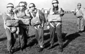 Members of parachute jump training course, Oct/Nov 1966. 