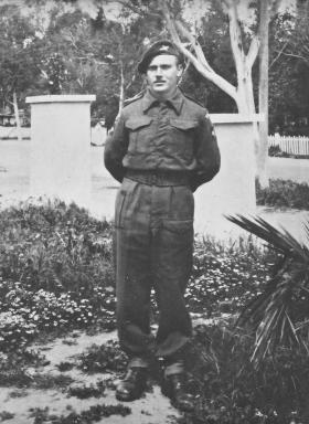 Fusilier Roy Lovelock nr Famagusta Cyprus c1945