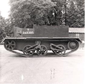 Near side view of the Airborne Universal Carrier, AFDC, June 1944.