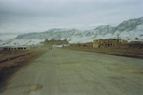 View back from the Royal Palace, Kabul, Afghanistan, 2002.