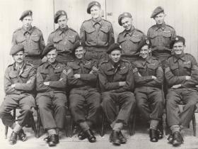 Group photo of men from the Glider Pilot Regiment, Shrewton, 1942