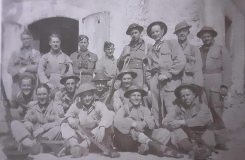 Lt WM Roberts and members of his unit