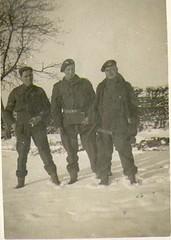 Sgt RJ Giles in the Ardennes 1945