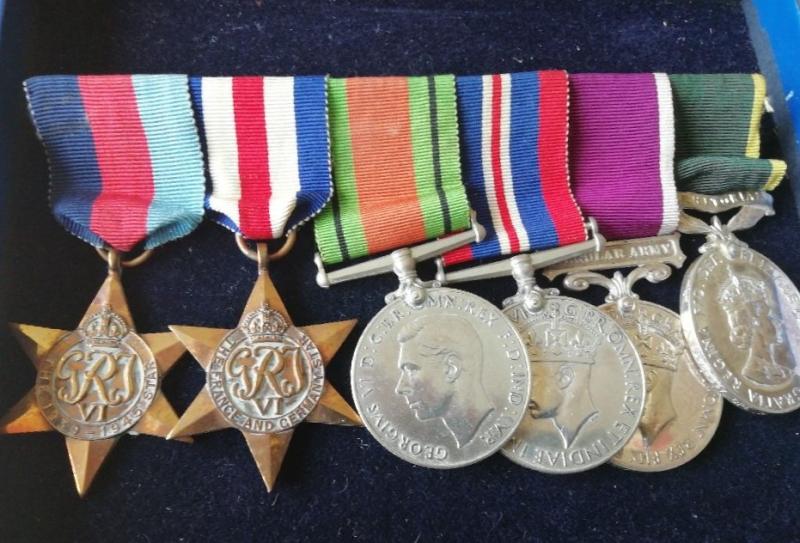 Medal set of Herbert G Hedger