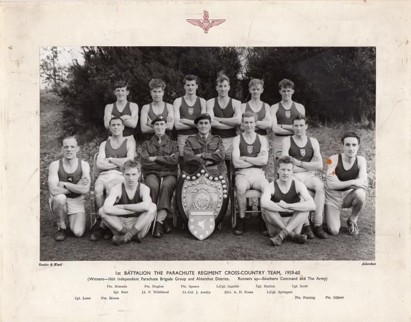 1 Para Cross Country team 1959-60