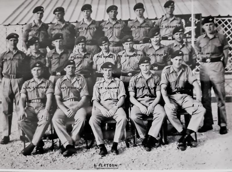 OS 6 Platoon Jan-Feb taken in 1964 just before leaving for  to Aden then into Radfan.