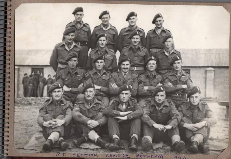 Group photo of MT Section Nathanya 1946