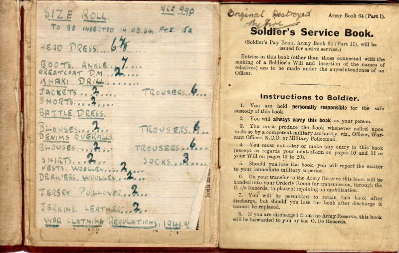 Service Book for Maurice H Smith page 1