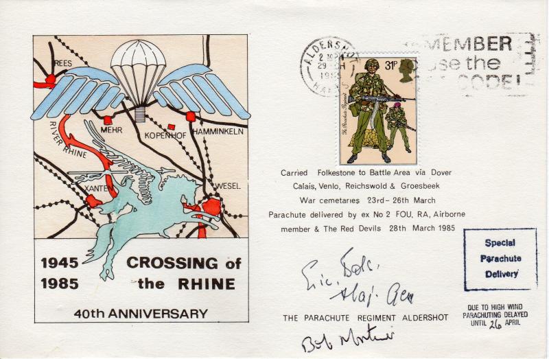 OS Postcard signed by Maj Gen E Bols