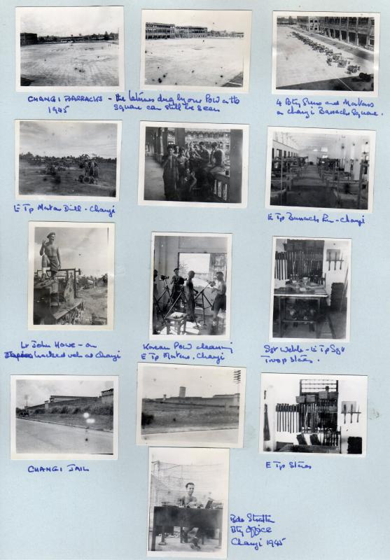 OS Photo album of Major J Slater 1945-6