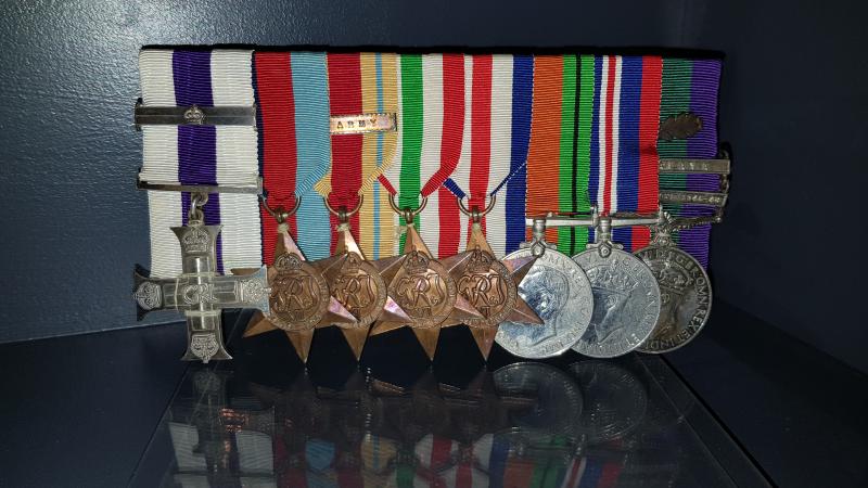 PD Lt Col D Crawley Medal set