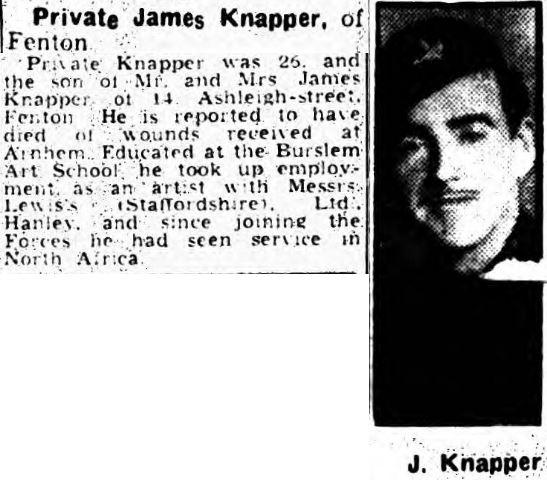 OS J Knapper newspaper article