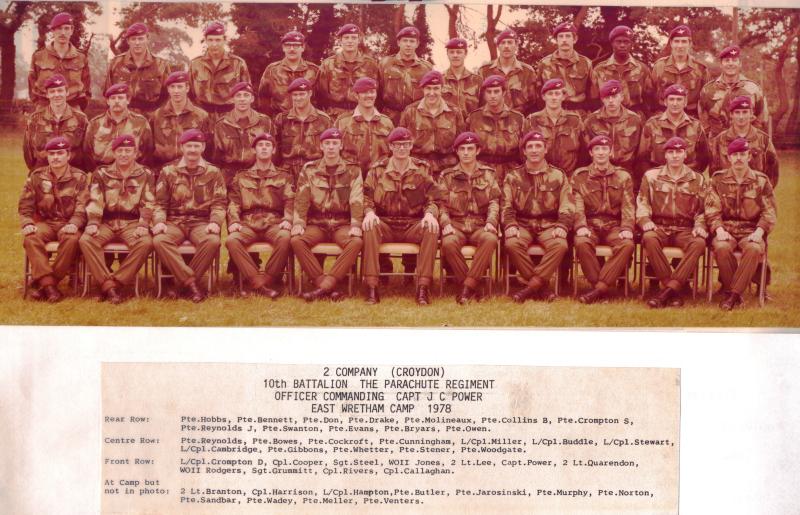 2 Coy 10th Battalion 1978
