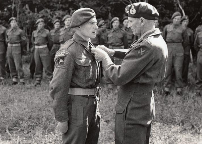OS Pte J Millward receives MM from Monty