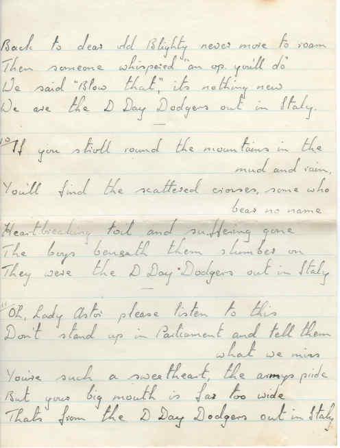 PD D Keeler letter to his father 17 March 1945 DDay Dodgers 5