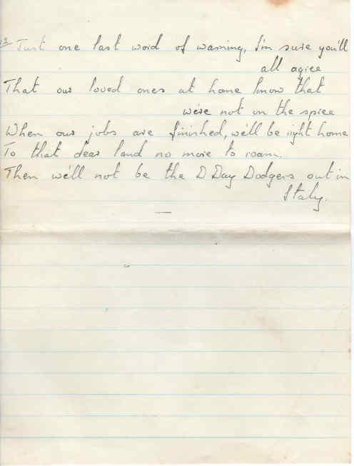 PD D Keeler letter to his father 17 March 1945 DDay Dodgers 6