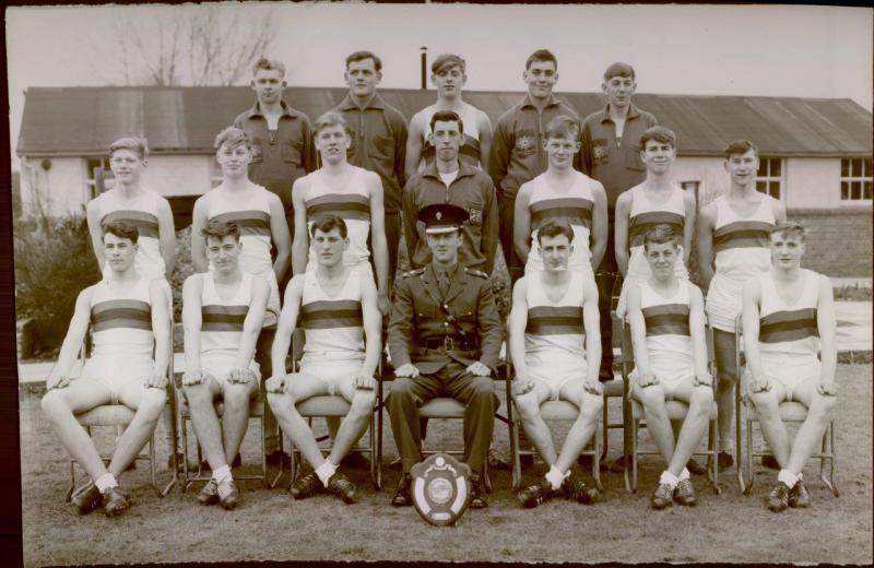 OS Pirbright 1965 Jnr Guardsmen Cross Country Team.