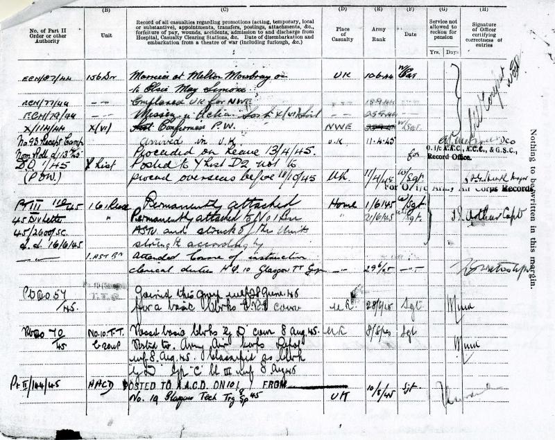 OS Sgt.R.A.Bloomfield. 156 Para Bn. Records of Service (3).jpg
