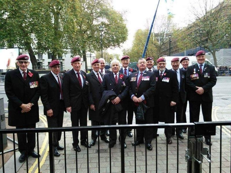 OS Ernie Plumb and fellow veterans London