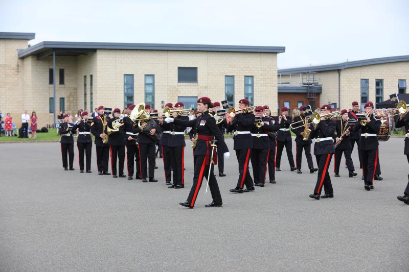 Regimental Band marching