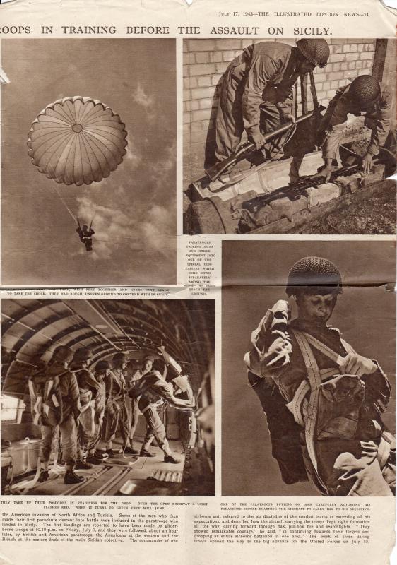 Illustrated London News Sicily Italy 1943 page 3