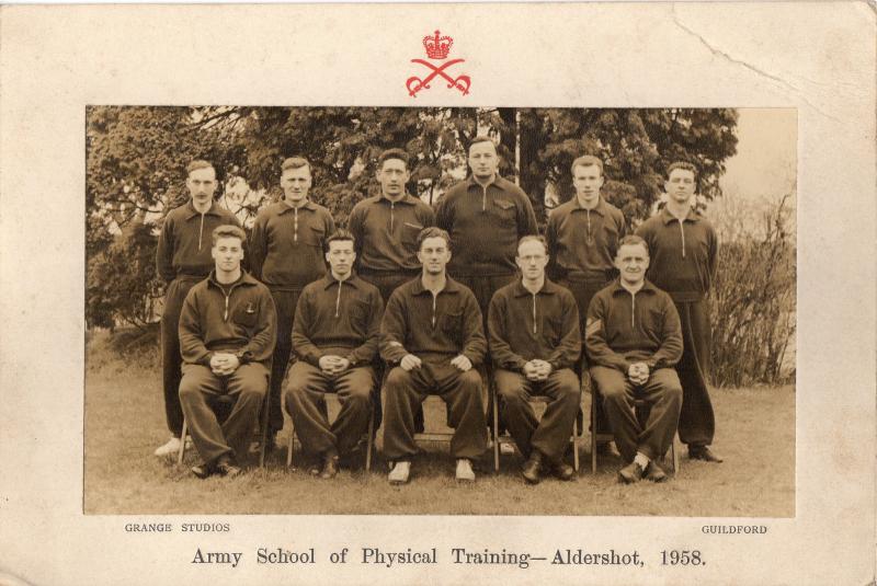 Members of The Army School of Physical training 1958