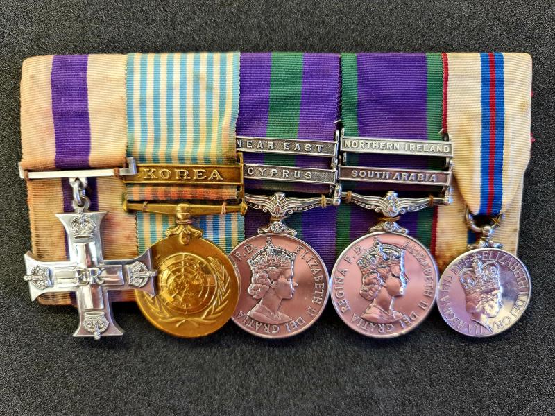 Lt Col PM Kingston MC medal set