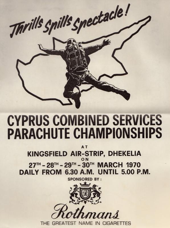 Cyprus Comb Services Para Championships 1970 poster