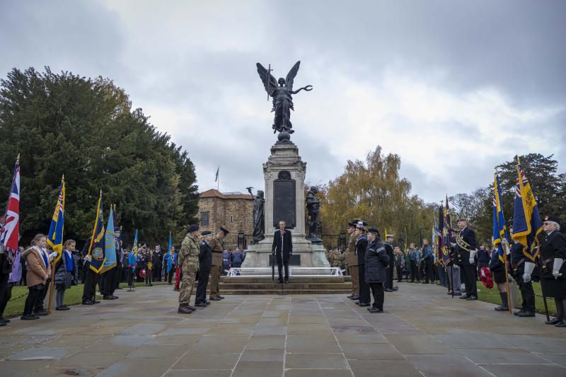 Remembrance Sunday Parade 14 November 2021 Colchester war memorial