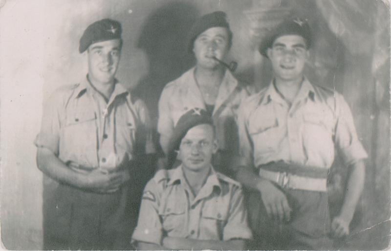 OS Photo taken in Altamura, Italy 1943 with RM Janovsky.