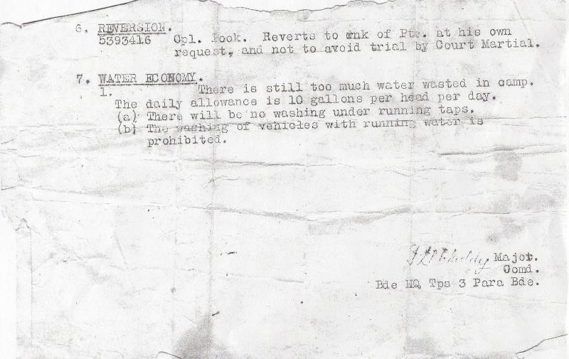 Pte Charles A Pook Service Record pg5