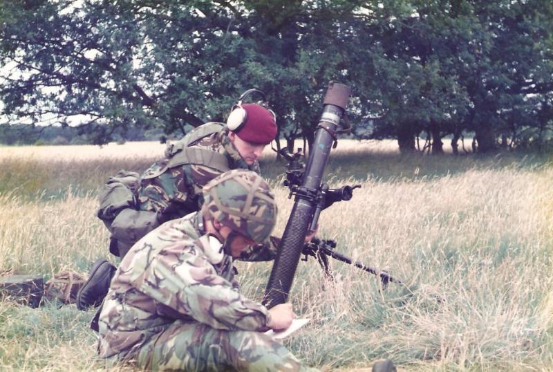 OS 10 Para Mortars on Stanta Range Live firing 1988 4
