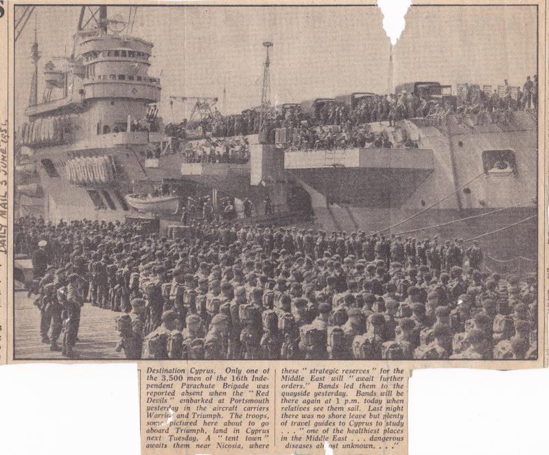 OS 1951-06 Boarding HMS Triumph D-Mail