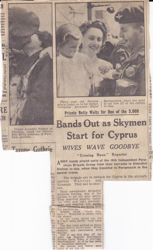OS 1951-06-04 #d Skymen start to Cyprus (E News