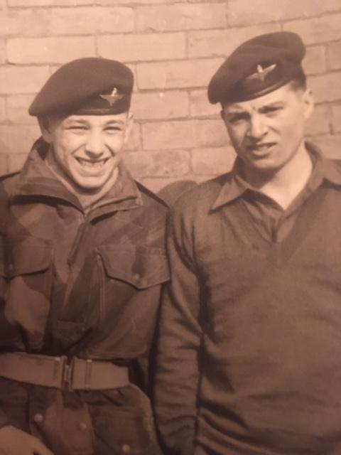 OS Pte Francis Turner and friend 