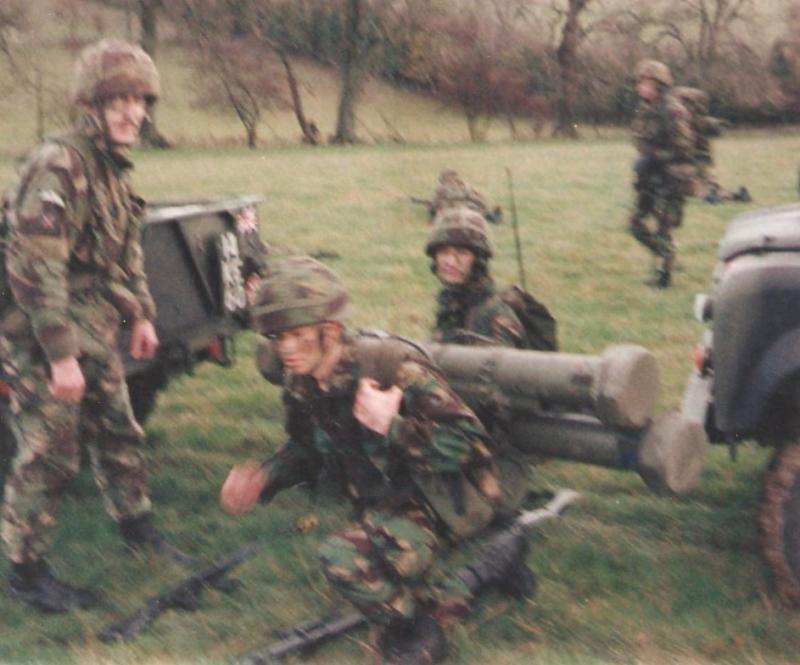 OS Milan & Rifle Company move to attack Imber Village Salisbury Plain 1992  2